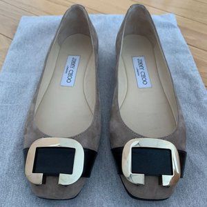 Jimmy Choo Beige Flats
